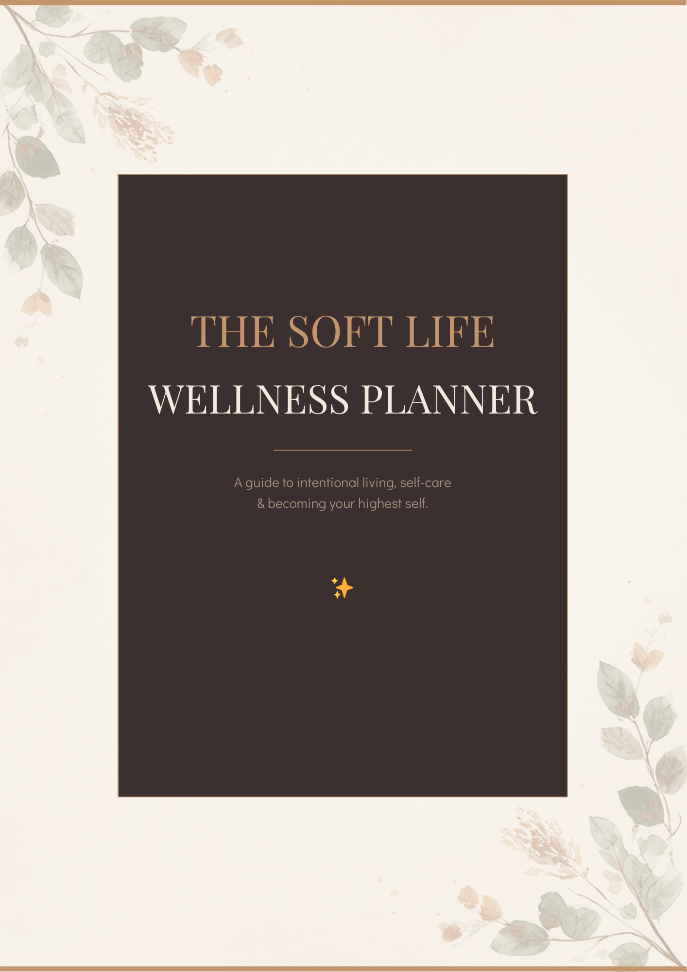 Glow Girl Daily & Weekly Wellness Planner